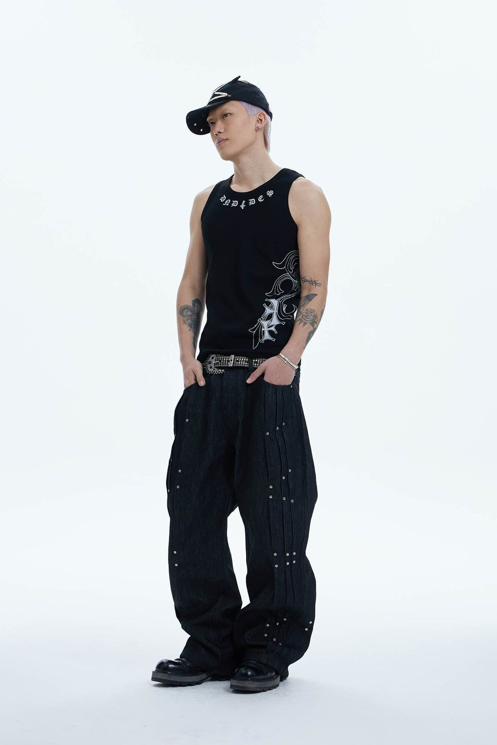 DND4DES Cross Graphic Tank Top