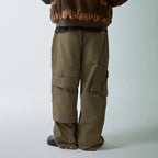 F2CE Asymmetrical Crinkled Cargo Pants