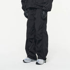 RELABEL Drawstring Pleated Wide-Leg Pants