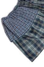 RELABEL Multi-Wear Plaid Layered Draped Skirt