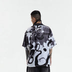 RTVG Dragon Calligraphy Cuban Half Shirt