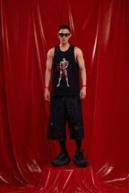CLP Retro Contrast Stitch Straight-Leg Jorts