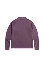 ENSHADOWER Wool Blended Mock Neck Zip-Up L/S Tee