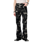 CYCYCY Punk Washed Graffiti Jeans