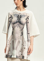 DAMAGE ASIA Ex Machina Graphics Oversized T-Shirt