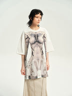 DAMAGE ASIA Ex Machina Graphics Oversized T-Shirt