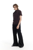WHISTLEHUNTER Essential Crinkled Mock T-Shirt