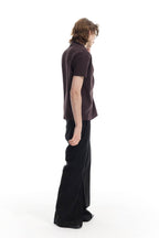 WHISTLEHUNTER Essential Crinkled Mock T-Shirt