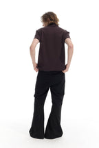 WHISTLEHUNTER Essential Crinkled Mock T-Shirt