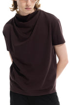WHISTLEHUNTER Essential Crinkled Mock T-Shirt