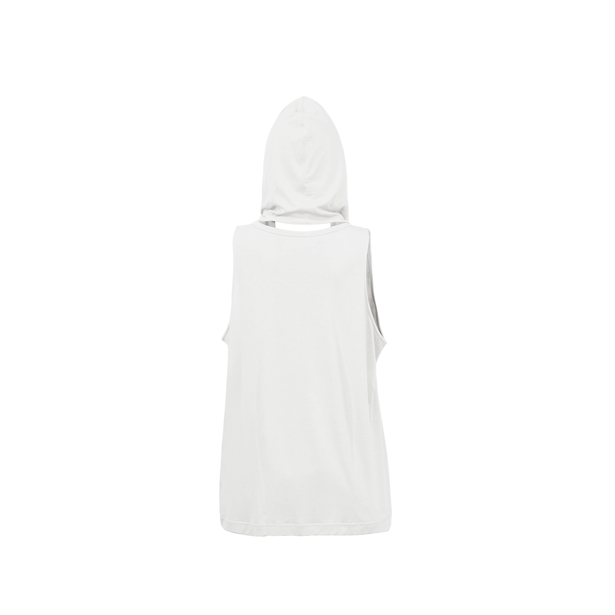 RELABEL Tencel Wool Hooded Ruched Tank Top