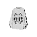 RELABEL Skeleton Graphic Rivet Long-Sleeve Tee