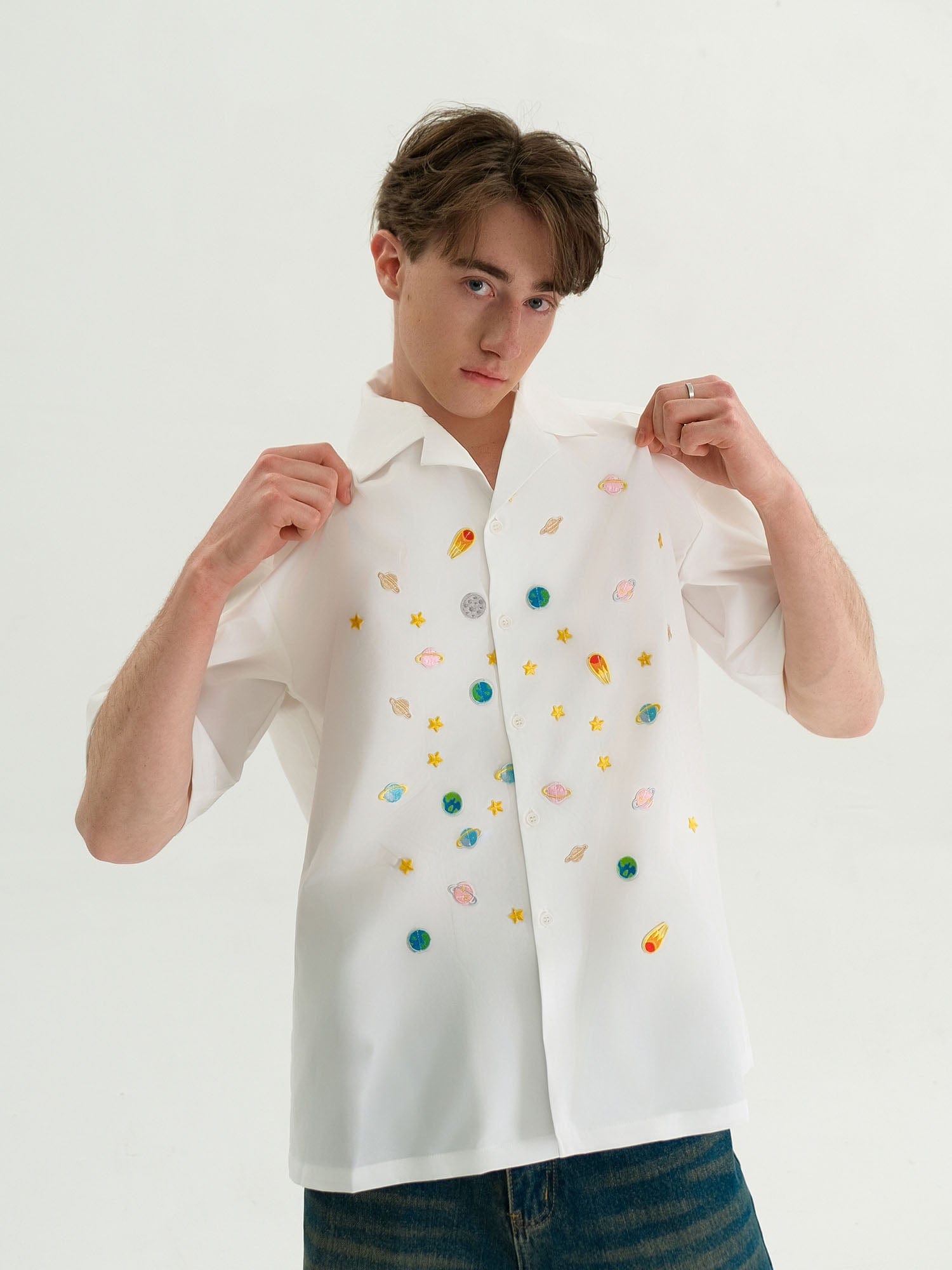 WIID Planet Patch Cuban Half Shirt