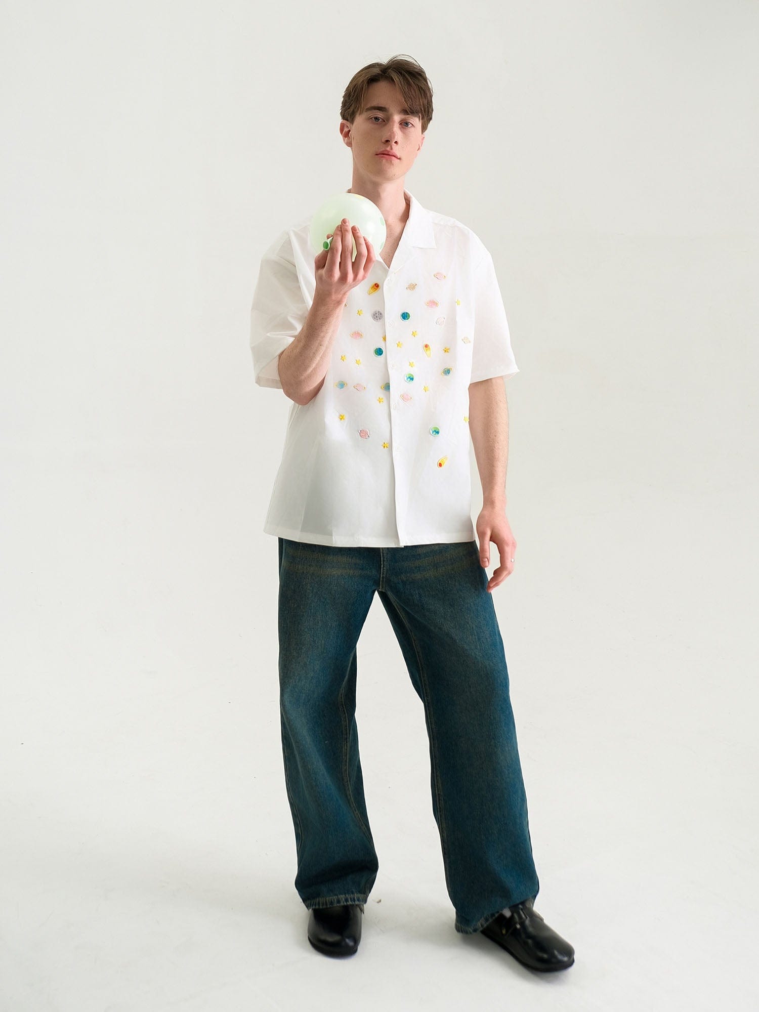 WIID Planet Patch Cuban Half Shirt