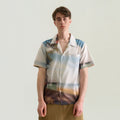 WIID Landscape Full-Print Cuban Half Shirt
