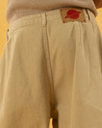 CLP Classic Rivet Pleated Oversized Shorts