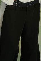 JIECHI Diamond Double-Waist Trousers