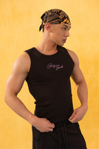 CLP Diamond Backless Ribbed Tank Top
