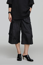 OPICLOTH Multi-Pocket Drawstring Cargo Shorts