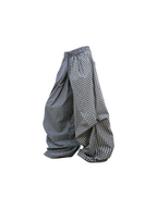 RELABEL Gingham Draped Drawstring Oversized Cargo