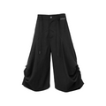 RELABEL Ruched Tencel-Acetate Oversized Shorts