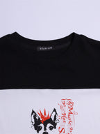 KADAKADA Punk Pup Graphic Spliced T-Shirt