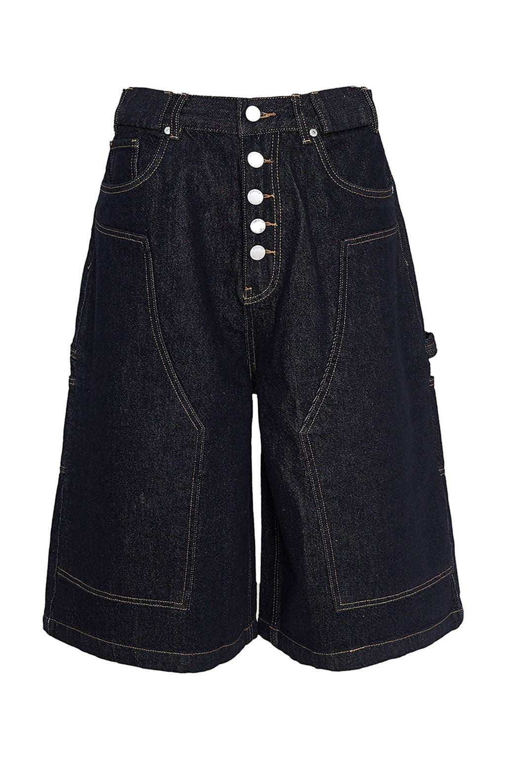 STEEPC Double-Knee Raw Denim Short