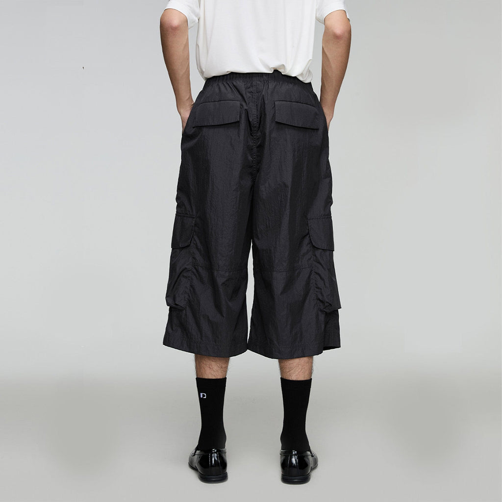 OPICLOTH Multi-Pocket Drawstring Cargo Shorts