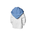 RELABEL Detachable Hood Long-Sleeve Tee White