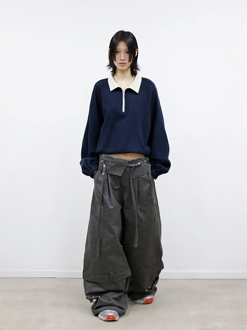 RELABEL Convertible Foldover-Waist Cargo Pants