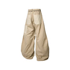 RELABEL Spliced Crinkled Oversized Cargo Pants