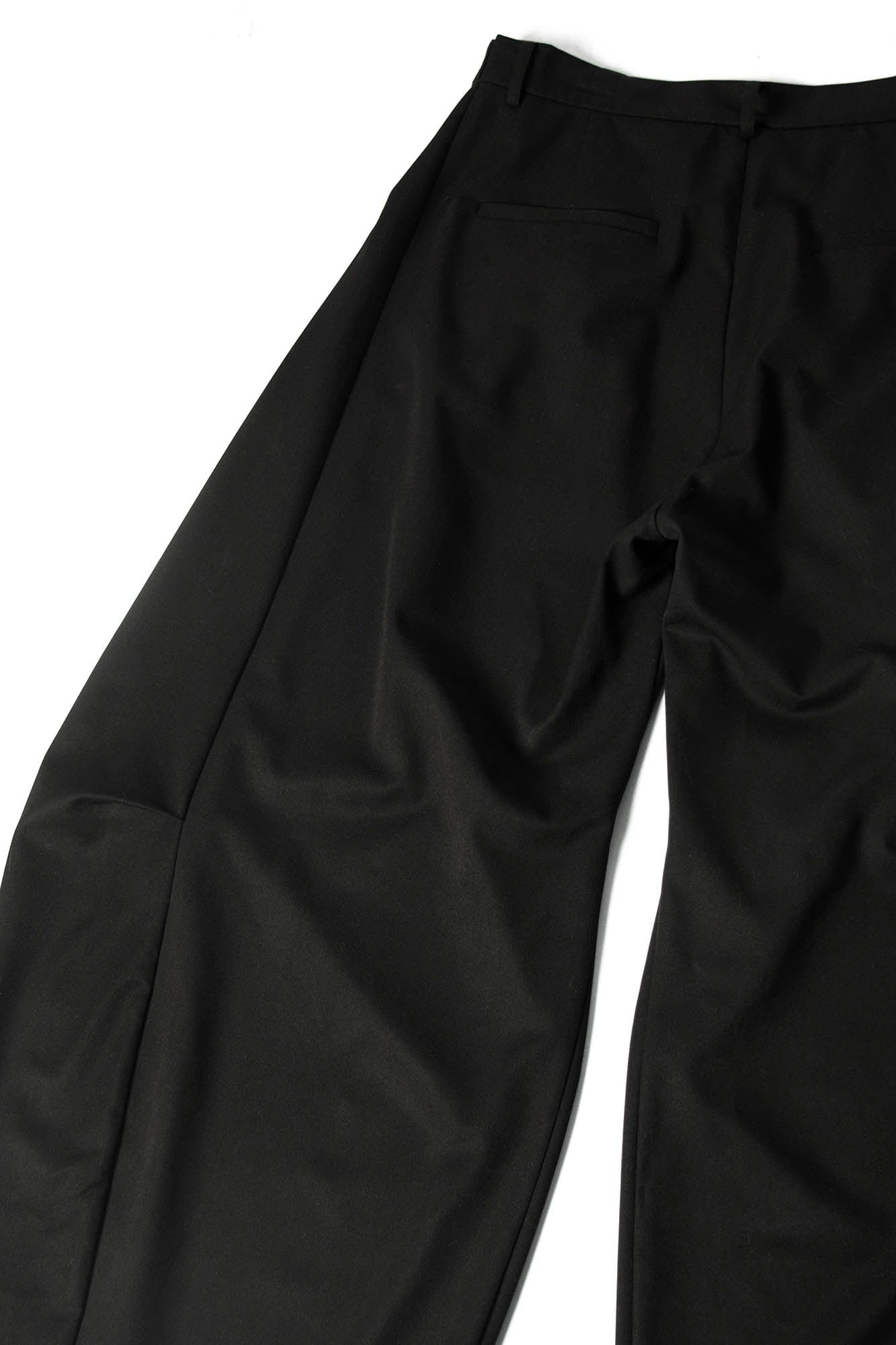 RELABEL Pleated Drape Wide-Leg Trousers