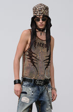 FACEONLAB Venom Diamond Punk Tank Leopard