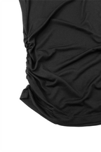RELABEL Tencel Wool Hooded Ruched Tank Top