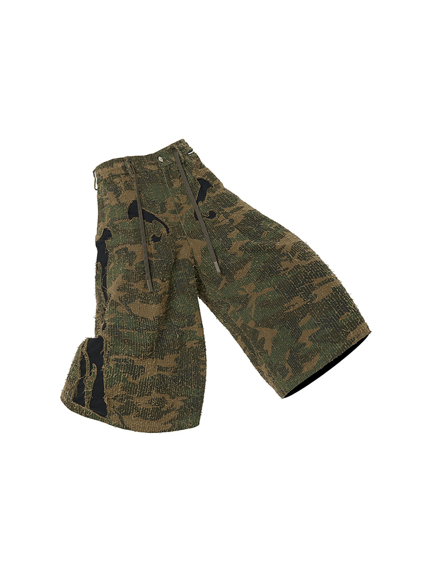 RELABEL Camo Skeleton Patch Shorts
