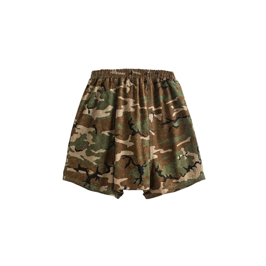 ME DA IGUAL Utility Camo Drawstring Shorts