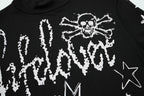 CLP Full-Print Graffiti Mesh Long-Sleeve Tee
