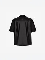 TIWILLTANG Draped Camp-Collar T Shirt