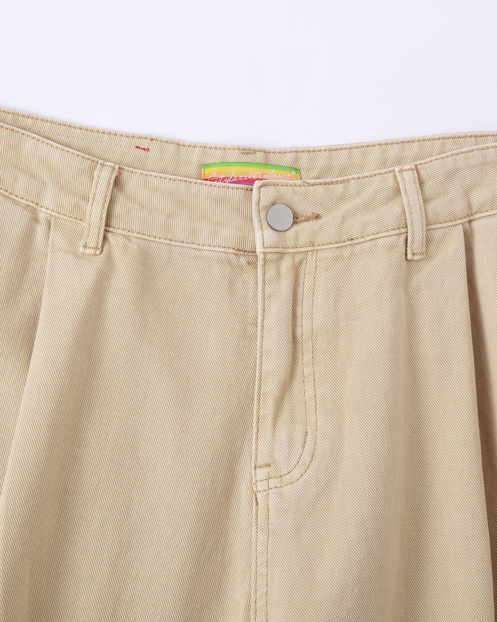 CLP Classic Rivet Pleated Oversized Shorts