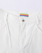 CLP Deconstructed Pleated Button Wide-Leg Pants
