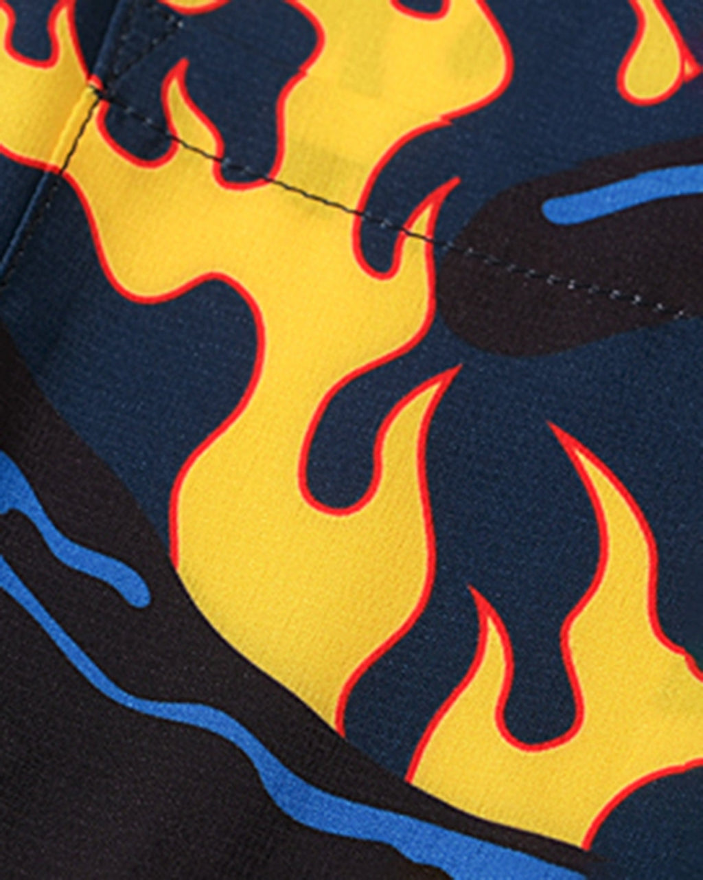 WCC Flaming Panther Half-Shirt