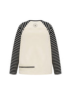 VENTUREK Punk Graphic Multi-Zip Striped Raglan Long-Sleeve Tee
