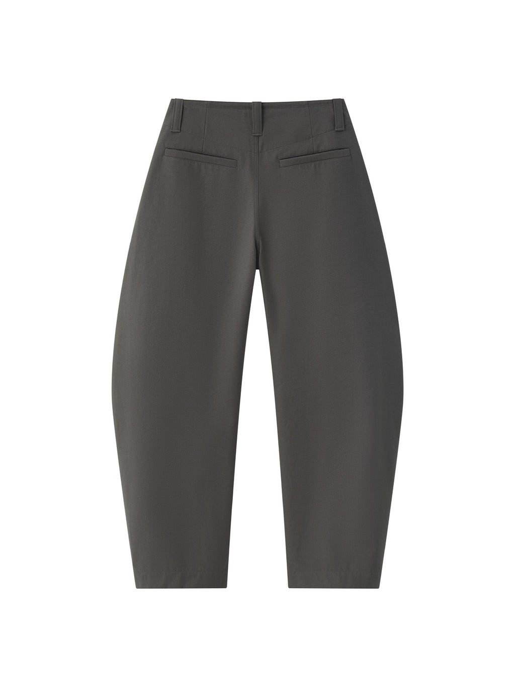 OPICLOTH Retro Curved-Cut Tailored Pants