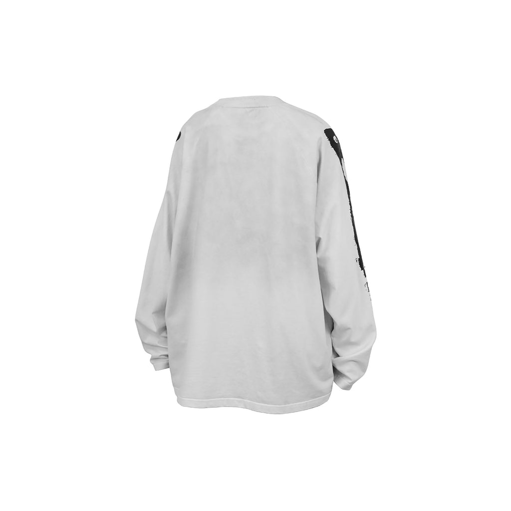 RELABEL Skeleton Graphic Rivet Long-Sleeve Tee