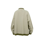 RELABEL Contrast Layered Henley Long-Sleeve Tee
