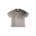 ESAIAS Washed Leopard Graphic T-Shirt