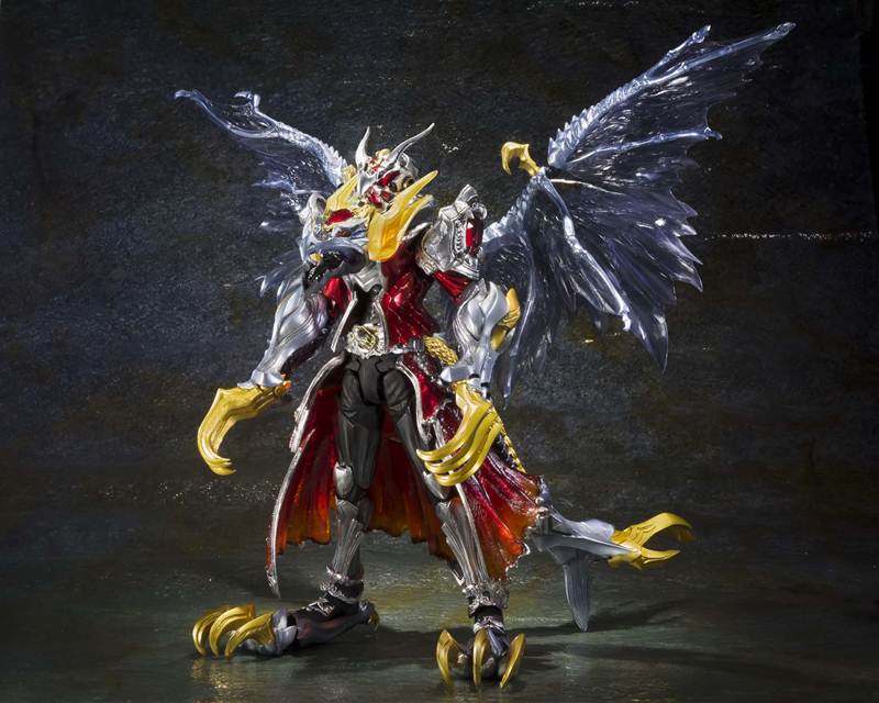 S.I.C. Masked Kamen Rider Wizard Flame Dragon & All Dragon Set (Item has Shelfware)