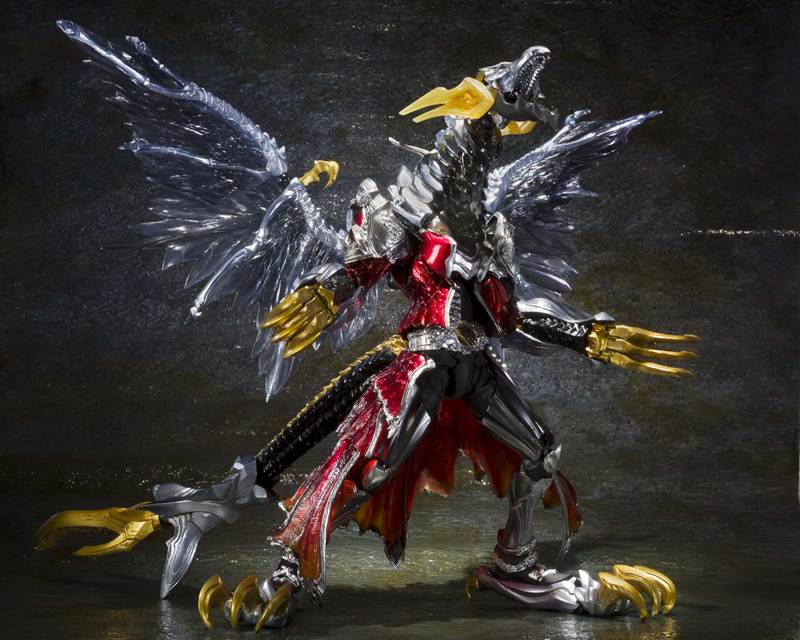 S.I.C. Masked Kamen Rider Wizard Flame Dragon & All Dragon Set (Item has Shelfware)