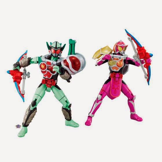 Masked Kamen Rider Gaim AC Kamen Rider Sigurd and Marika Cherry Energy and Peach Energy Arms PB03 Action Figure