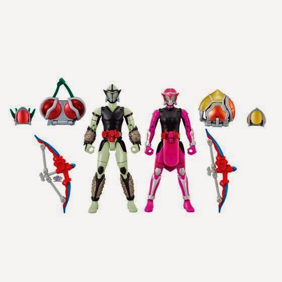Masked Kamen Rider Gaim AC Kamen Rider Sigurd and Marika Cherry Energy and Peach Energy Arms PB03 Action Figure